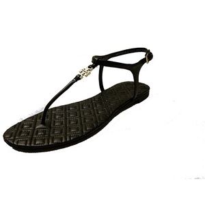 NIB Authentic Tory Burch Marion Quilted Sandals